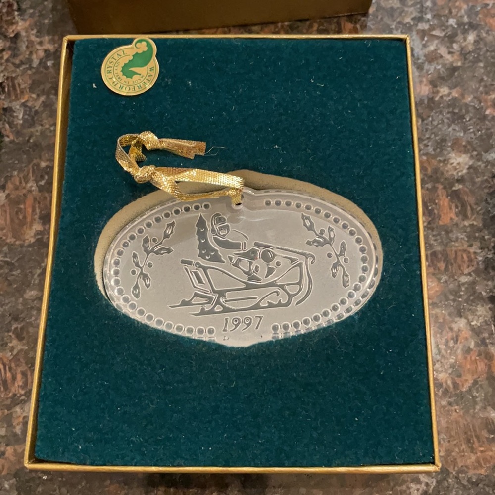 Waterford Crystal Ornament | Songs of Christmas Collection | Jingle Bells | 1997